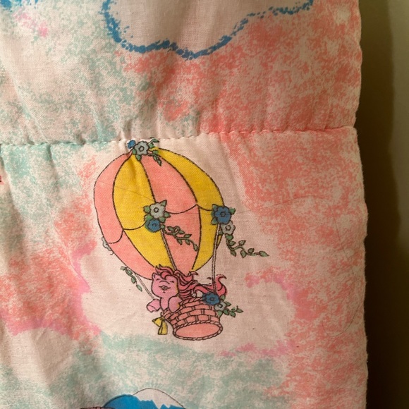 HASBRO VTG 80s My Little Pony side zip sleeping bag. Clean, no stains. - Picture 8 of 8